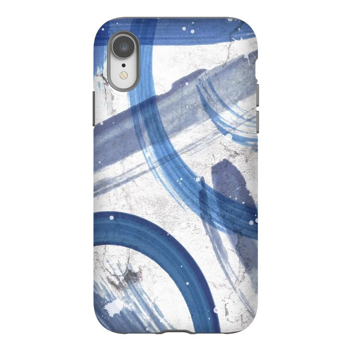 iPhone Xr StrongFit Blue Street Life by Martina