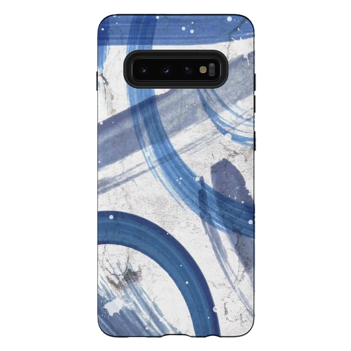 Galaxy S10 plus StrongFit Blue Street Life by Martina