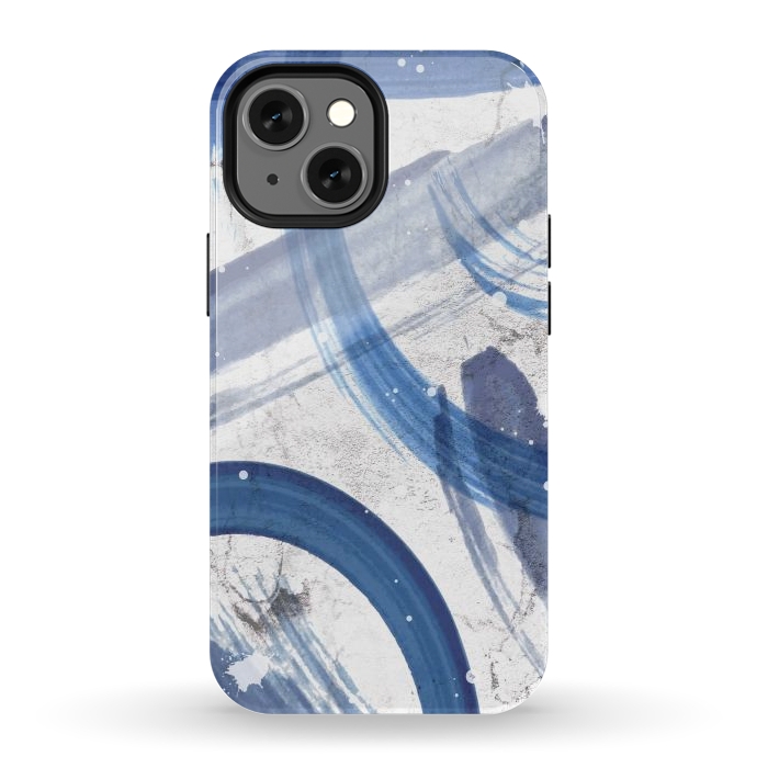 iPhone 12 mini StrongFit Blue Street Life by Martina