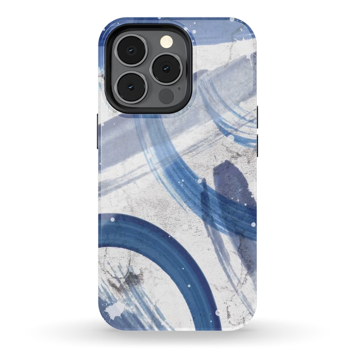 iPhone 13 pro StrongFit Blue Street Life by Martina