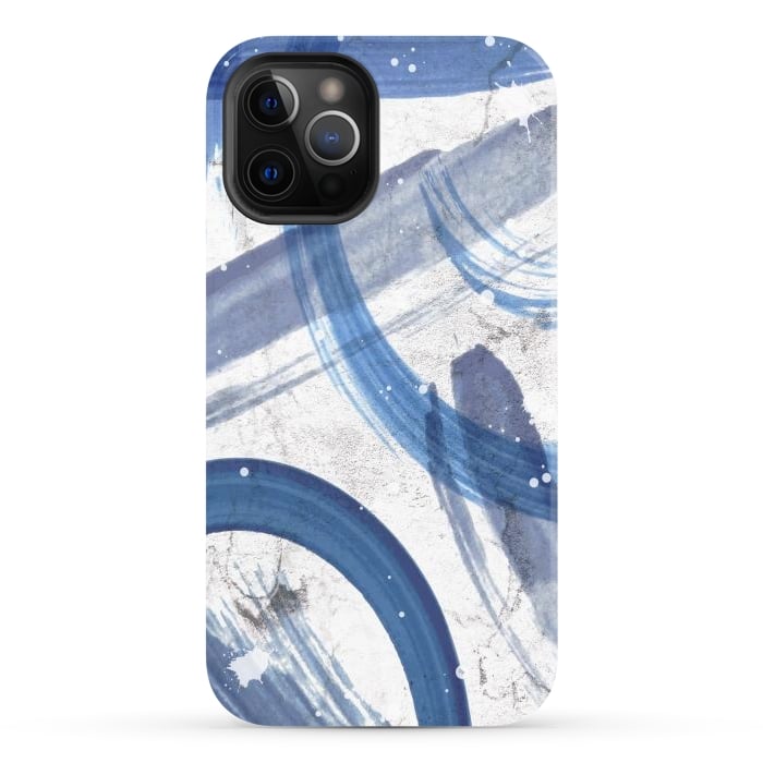 iPhone 12 Pro Max StrongFit Blue Street Life by Martina
