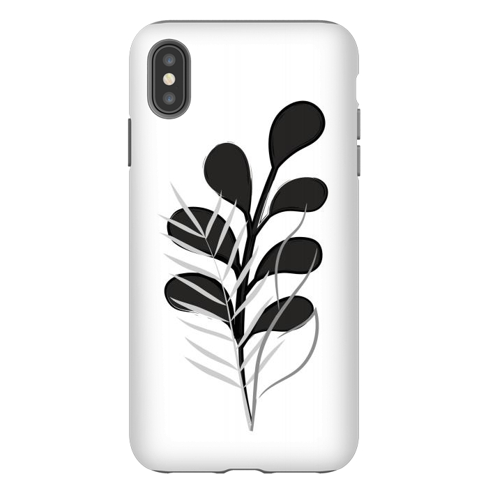 iPhone Xs Max StrongFit Modern Plant by Martina