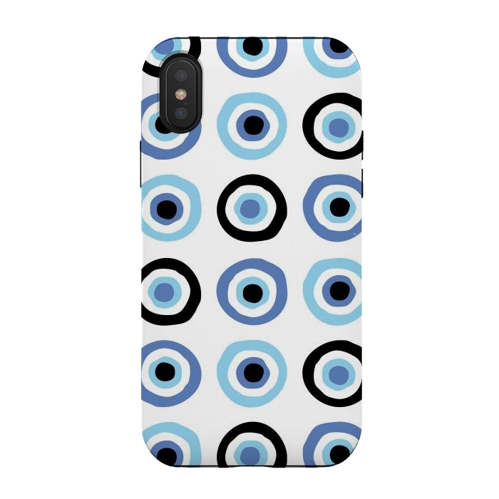 iPhone Xs / X StrongFit Devil's Eyes by Martina