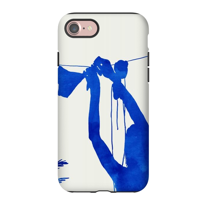 iPhone 7 StrongFit Blue Nude Vacay Matisse by Uma Prabhakar Gokhale