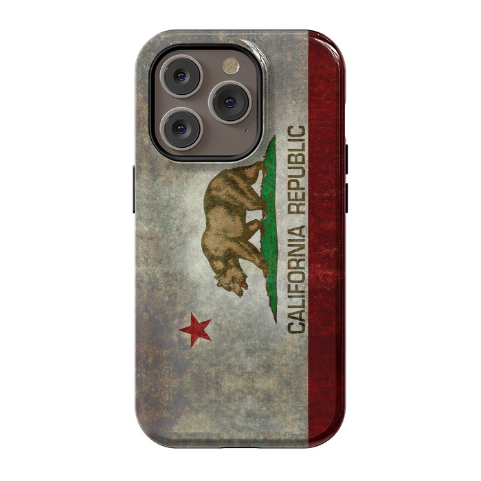 iPhone 14 Pro StrongFit California Republic State by Bruce Stanfield