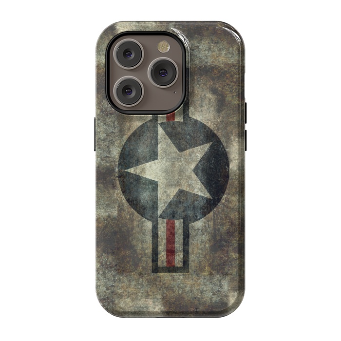 iPhone 14 Pro StrongFit Airforce Roundel Retro by Bruce Stanfield