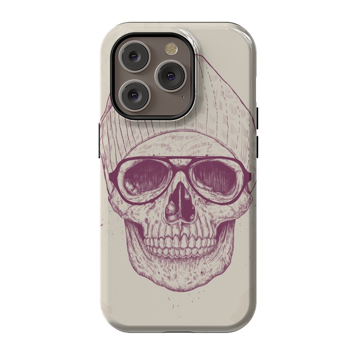iPhone 14 Pro StrongFit Cool Skull by Balazs Solti