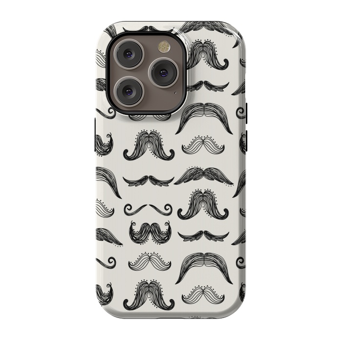 iPhone 14 Pro StrongFit Moustache by TracyLucy Designs