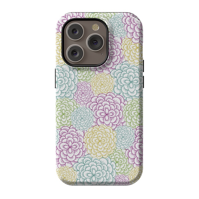 iPhone 14 Pro StrongFit Dahlia by TracyLucy Designs
