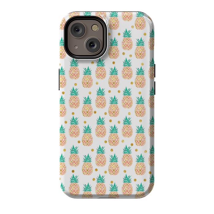 iPhone 14 StrongFit Pineapples by Leska Hamaty