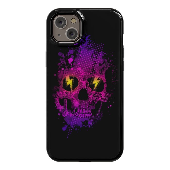 iPhone 14 Plus StrongFit Acid Skull by Mitxel Gonzalez