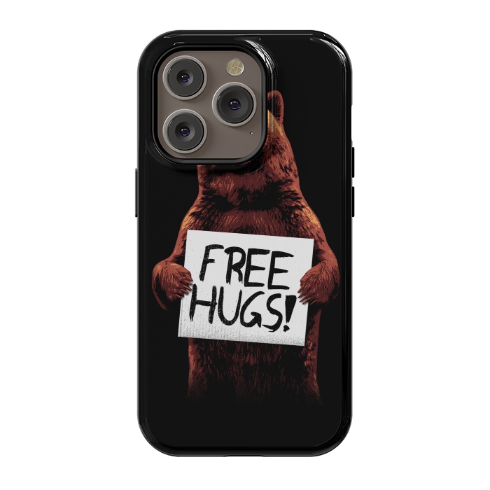 iPhone 14 Pro StrongFit Free Hugs by Mitxel Gonzalez