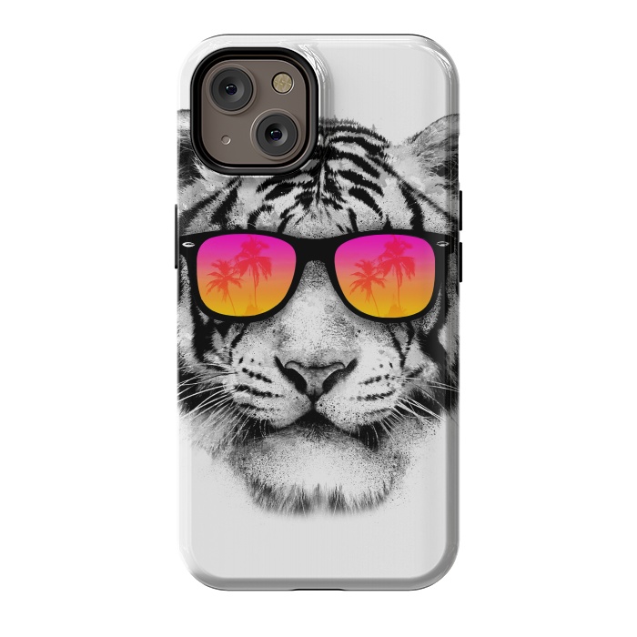 iPhone 14 StrongFit The Coolest Tiger by Mitxel Gonzalez