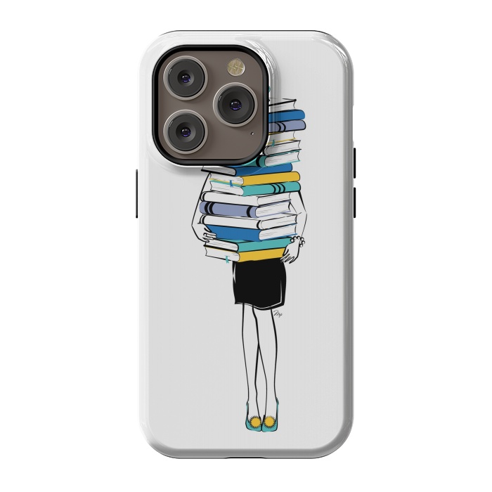 iPhone 14 Pro StrongFit Book Worm by Martina