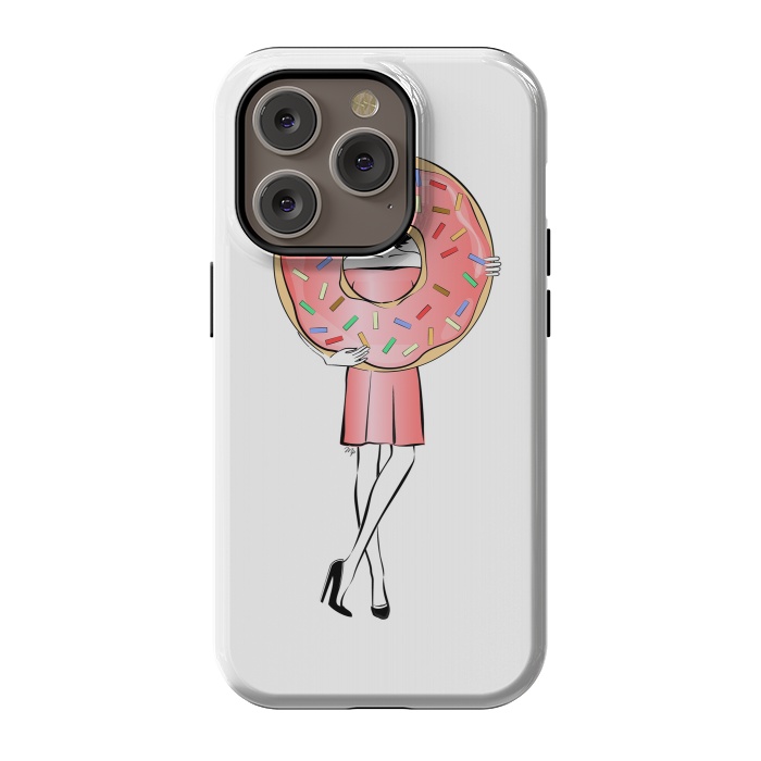 iPhone 14 Pro StrongFit Donut Girl by Martina