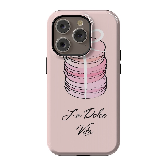 iPhone 14 Pro StrongFit Macarons Life  by Martina
