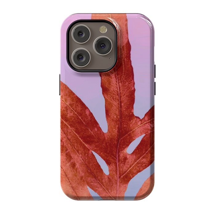 iPhone 14 Pro StrongFit Red Fern Pantone by ANoelleJay