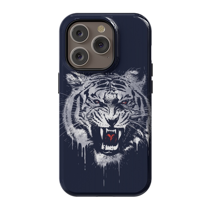 iPhone 14 Pro StrongFit Melting Tiger by Steven Toang