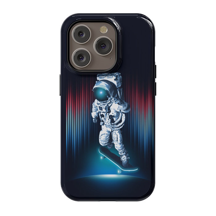 iPhone 14 Pro StrongFit Space Skater by Steven Toang