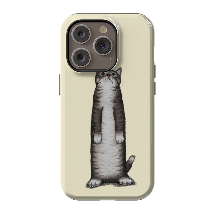 iPhone 14 Pro StrongFit Look Cat by Tummeow