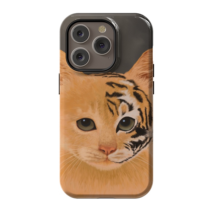 iPhone 14 Pro StrongFit Tiger by Tummeow