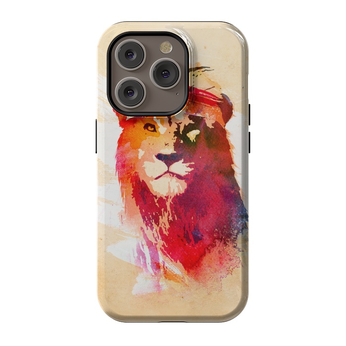 iPhone 14 Pro StrongFit Gym Lion by Róbert Farkas