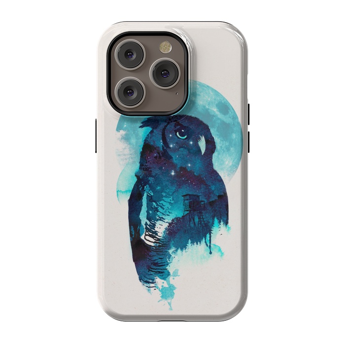iPhone 14 Pro StrongFit Midnight Owl by Róbert Farkas