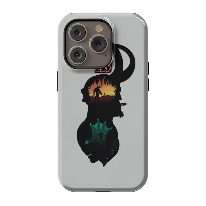 iPhone 14 Pro StrongFit Paranormal Agents by Samiel Art