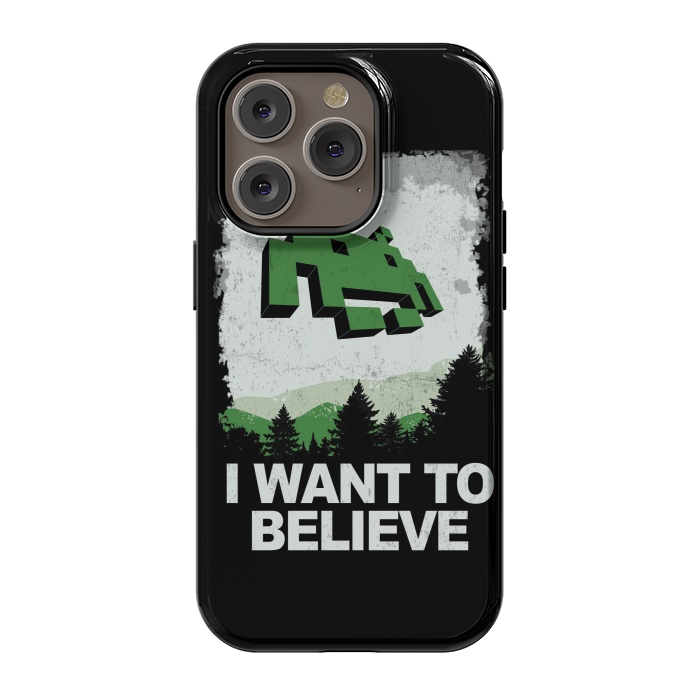 iPhone 14 Pro StrongFit I WANT TO BELIEVE by SKULLPY