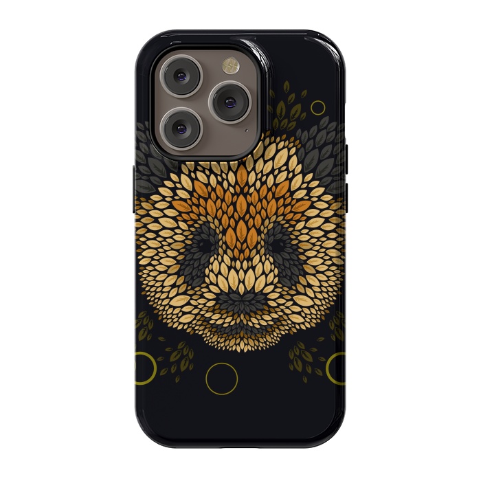 iPhone 14 Pro StrongFit Panda face by Q-Artwork