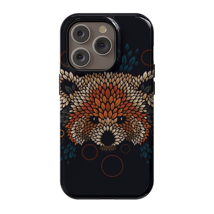 iPhone 14 Pro StrongFit Red Panda Face by Q-Artwork