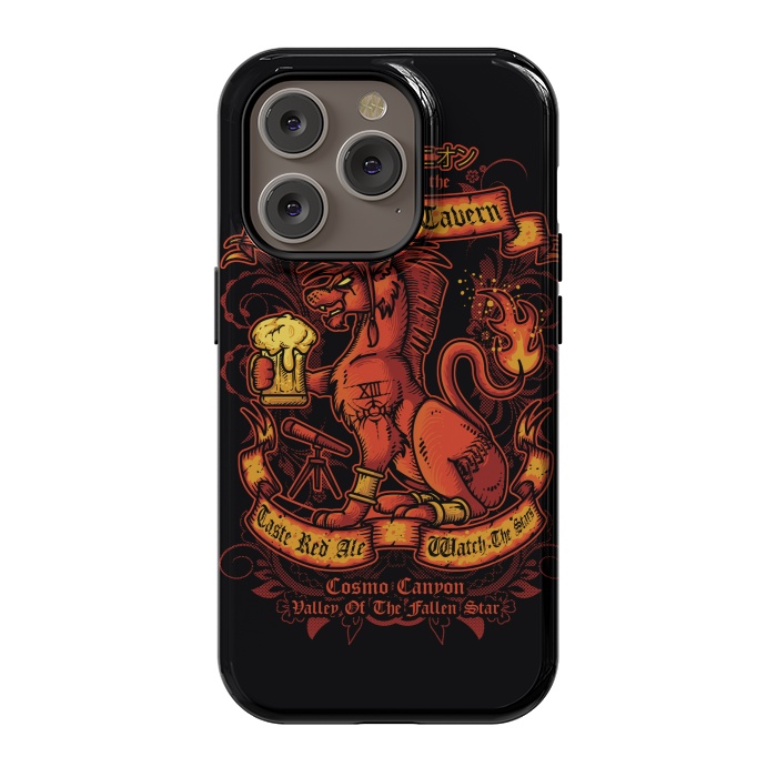 iPhone 14 Pro StrongFit Red Lion Tavern by Q-Artwork