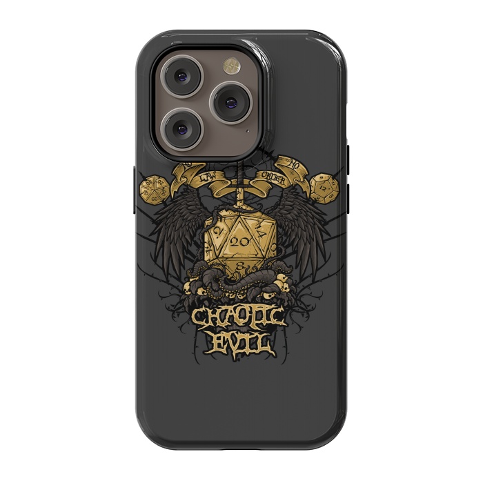 iPhone 14 Pro StrongFit Chaotic Evil by Q-Artwork