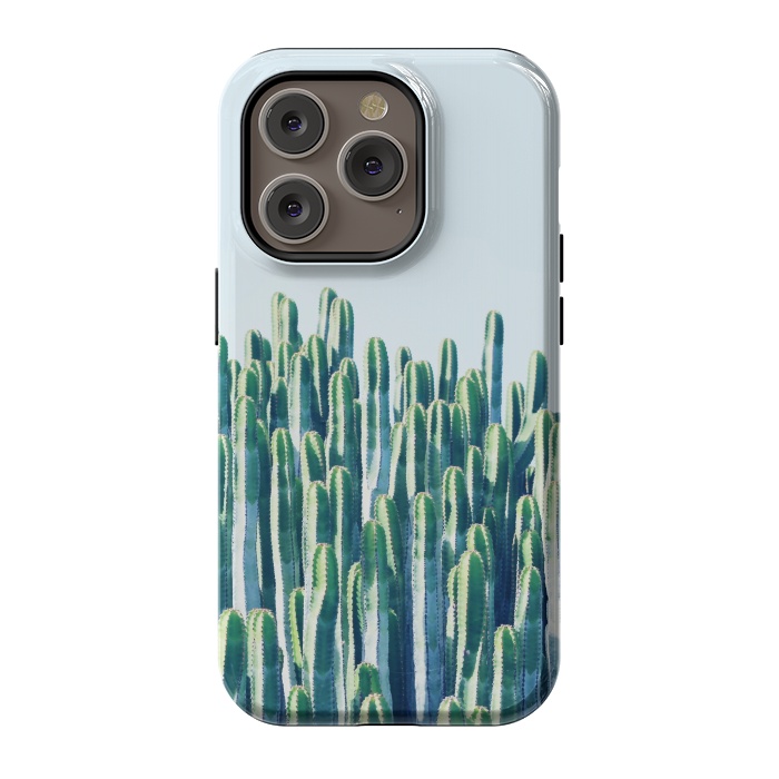 iPhone 14 Pro StrongFit Cactus V2 #artcase by Uma Prabhakar Gokhale