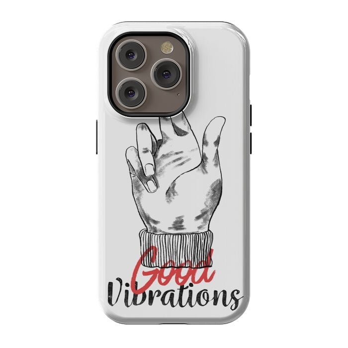 iPhone 14 Pro StrongFit Good Vibrations by Ilustrata