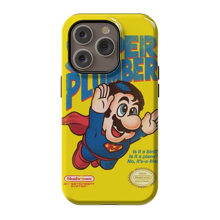 iPhone 14 Pro StrongFit Super Plumber by Vó Maria