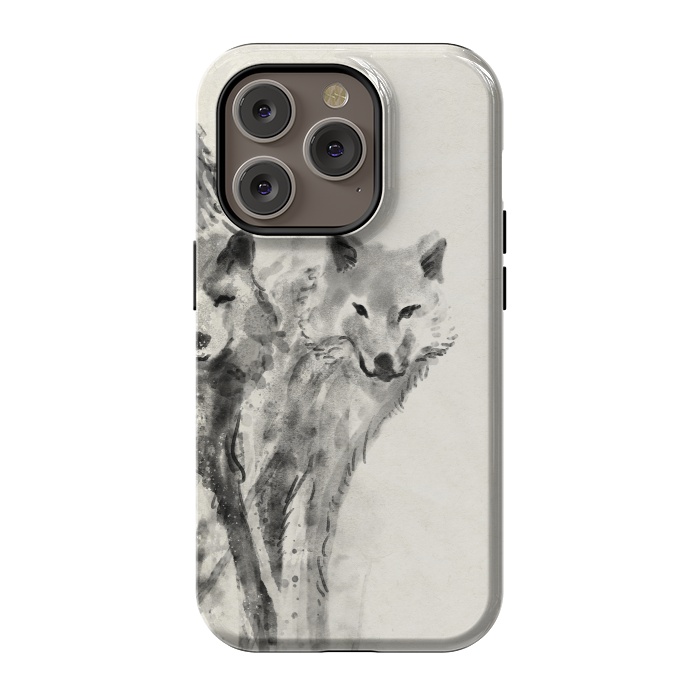 iPhone 14 Pro StrongFit Wild Wolf by 38 Sunsets