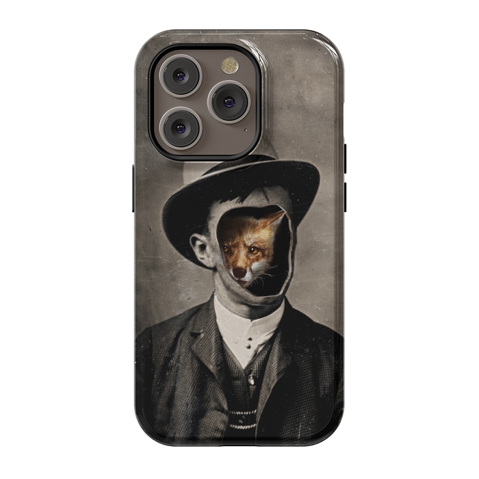 iPhone 14 Pro StrongFit Gentleman Fox by 38 Sunsets