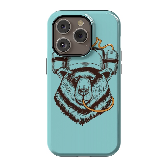 iPhone 14 Pro StrongFit BEAR LOVE BEER by Coffee Man