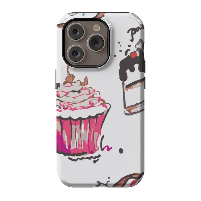 iPhone 14 Pro StrongFit Cake Love by MUKTA LATA BARUA