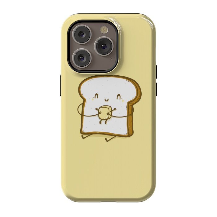 iPhone 14 Pro StrongFit Bread & Butter by Xylo Riescent