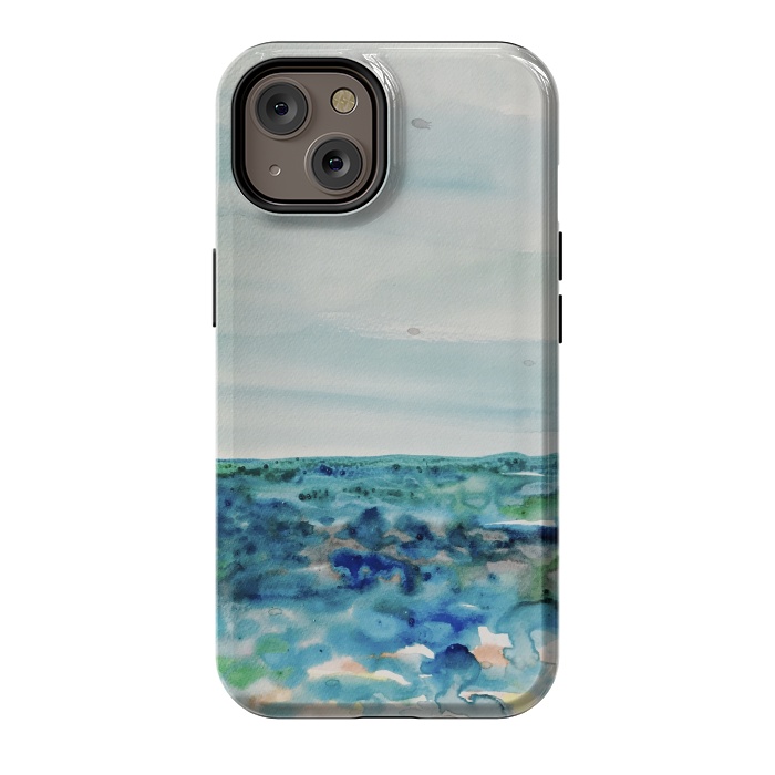 iPhone 14 StrongFit Miami Beach Watercolor #8 by ANoelleJay