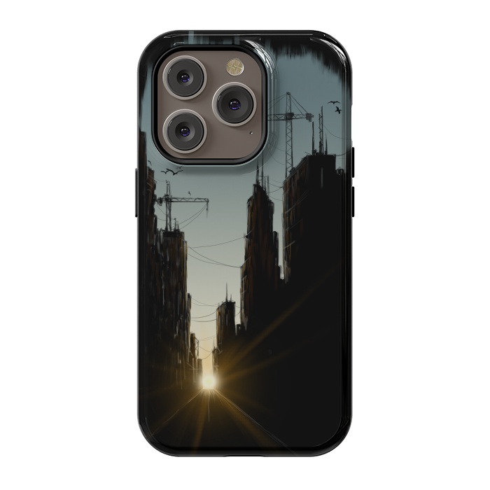 iPhone 14 Pro StrongFit Concrete Jungle by Alwin Aves
