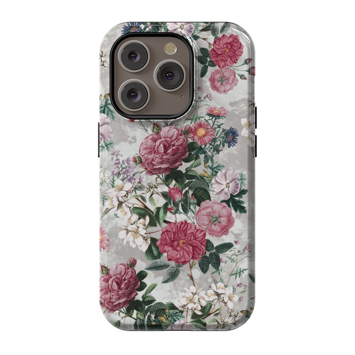 iPhone 14 Pro StrongFit Floral Pattern III by Riza Peker