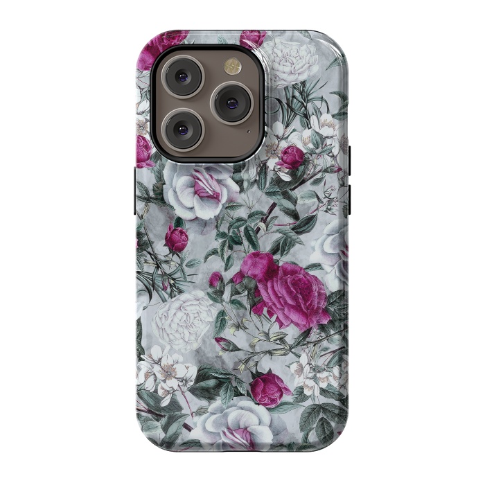 iPhone 14 Pro StrongFit Floral Pattern V by Riza Peker