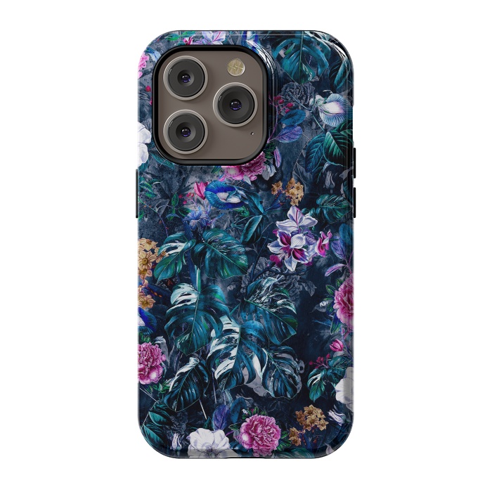 iPhone 14 Pro StrongFit Floral Pattern VII by Riza Peker