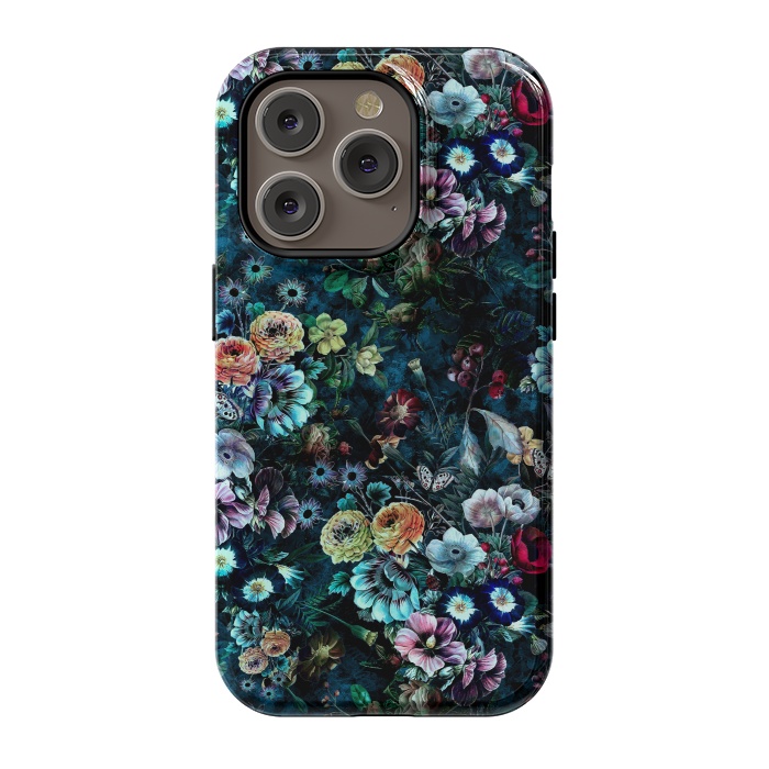 iPhone 14 Pro StrongFit Floral Pattern VIII by Riza Peker