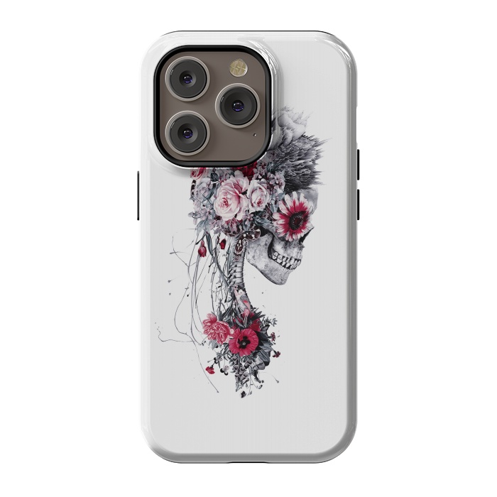 iPhone 14 Pro StrongFit Skeleton Bride by Riza Peker