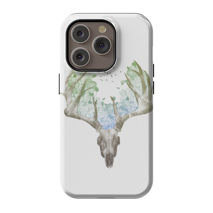 iPhone 14 Pro StrongFit Deer Skull by Rui Faria