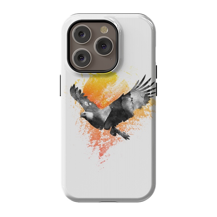 iPhone 14 Pro StrongFit The Eagle that touched the sun by Rui Faria